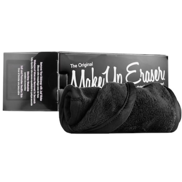 THE ORIGINAL MAKE-UP ERASER Black Microfiber Wash Cloth Reusable - Picture 2 of 7